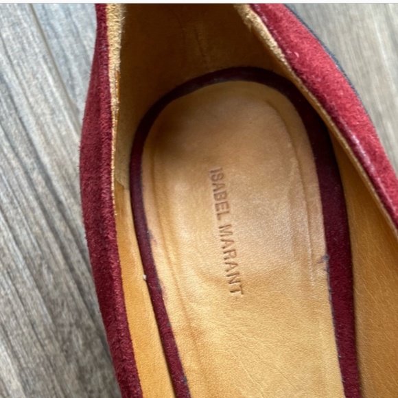 Isabel Marant Bordeaux Suede Embroidered Pumps | 39 - Picture 6 of 11